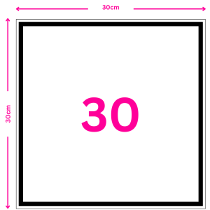 30cm square canvas print