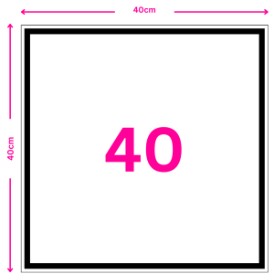 40cm square canvas print