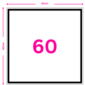 60cm square canvas print